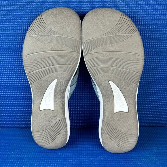 🔴 CLOUDSTEPPERS BY CLACKS THONG SANDALS Women`s Size 9M Blue Sandals 27772 - Picture 7 of 8